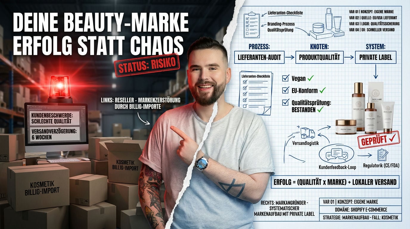 Wie finde ich seri&ouml;se Dropshipping Lieferanten f&uuml;r Kosmetik und Beauty-Produkte auf Shopify?